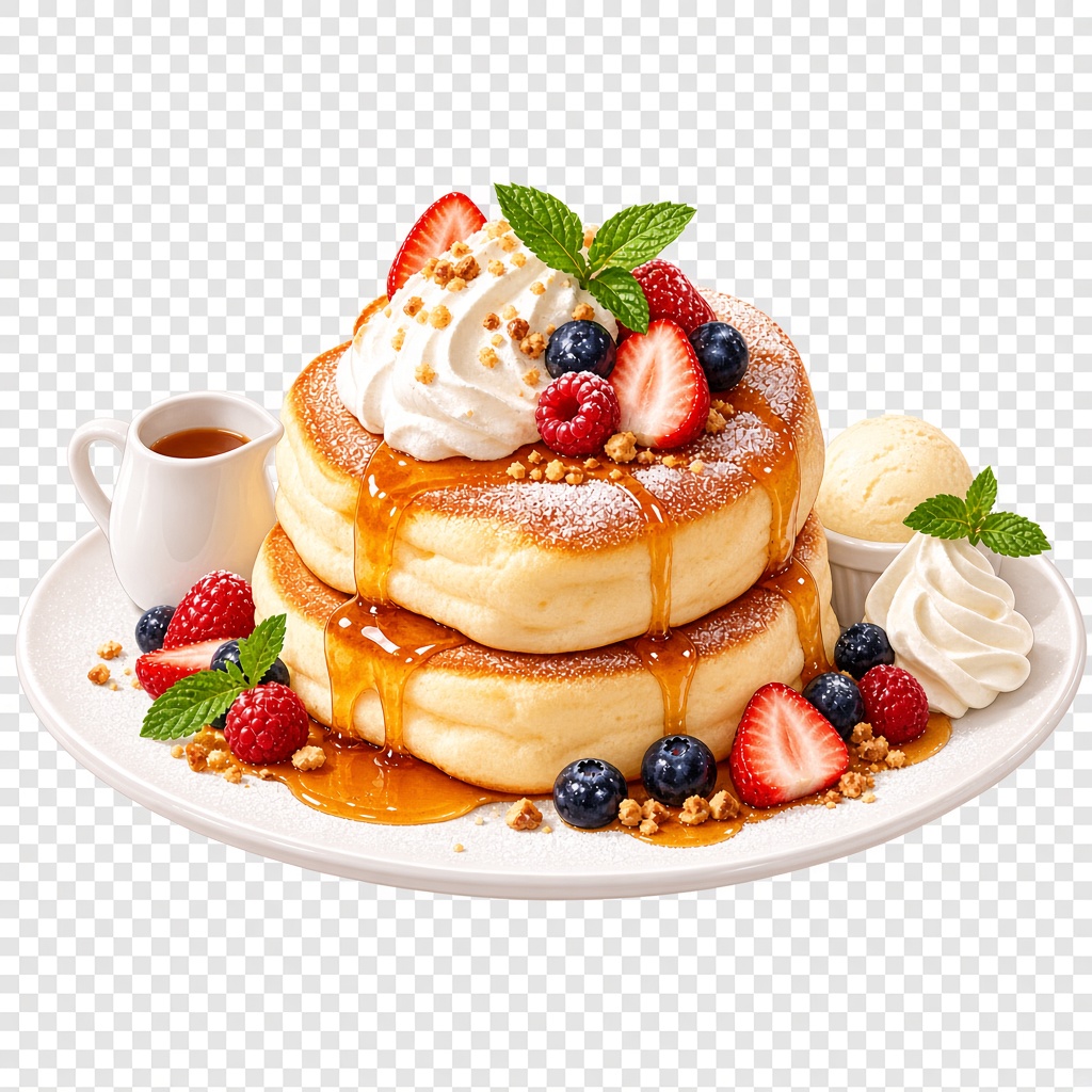 雪どけパンケーキ